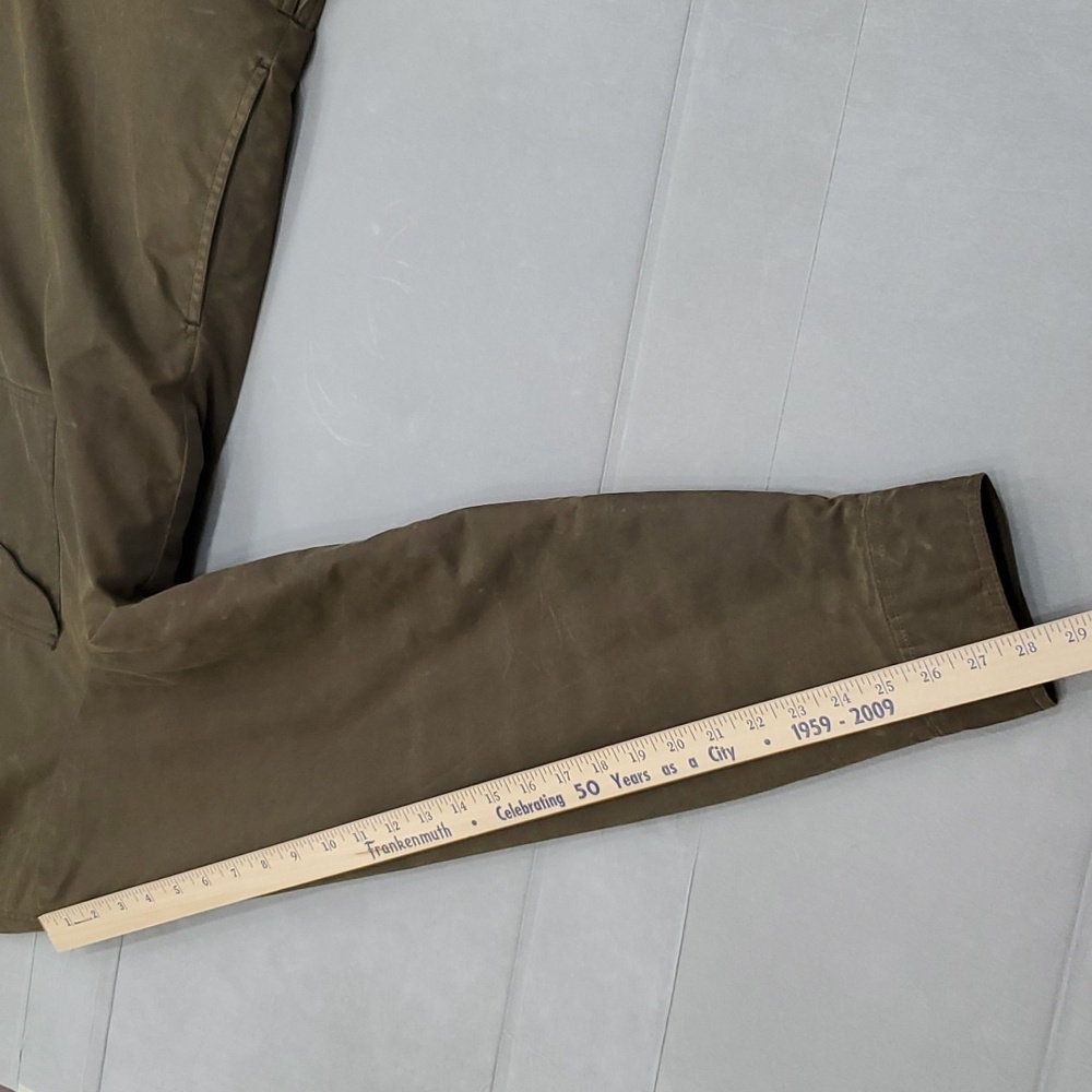 Filson waxed jacket men's XXL otter green quilt lining wool collar personalized - Picture 16 of 16